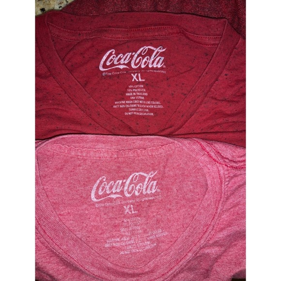 Coca-Cola Bundle: Hoodie and T-Shirts, Coke Logo Graphic, Casual Wear, XL - Picture 5 of 6